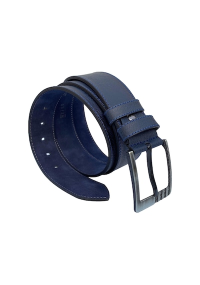 Süzer Deri Lacivert Suni Deri Mavi Dikişli Model 4.5 Cm.lik Unisex Spor Kemer - 4547 Lacivert