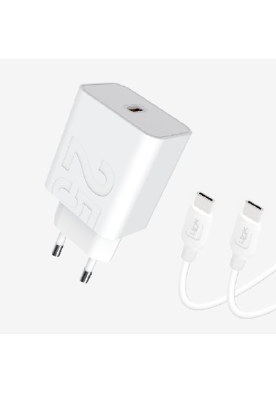 Linktech T459e Eco 25w Pd3.0 Qc4.0 Şarj Type-c Kablolu Şarj Aleti Beyaz