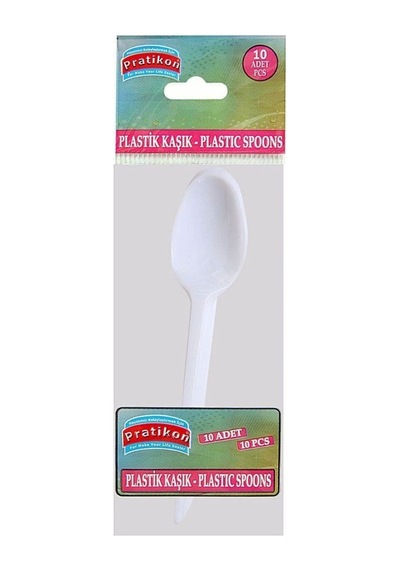 Standart Plastik Kaşık 10'li