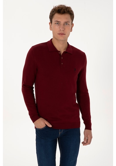 U.S. Polo Assn. Erkek Bordo Basic Kazak 50307799-VR014