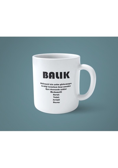 Balık Burcu Özellikleri Kahve Kupası Beyaz