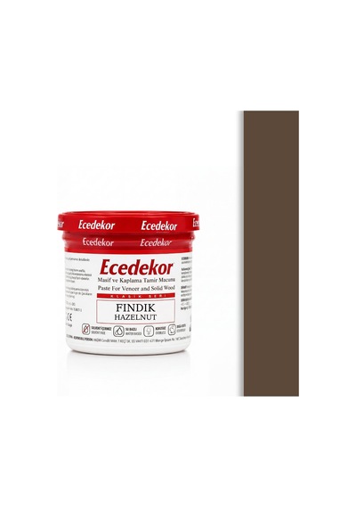 Fındık Ecedekor Ahşap Dolgu Macunu Bardak 200gr 200 G