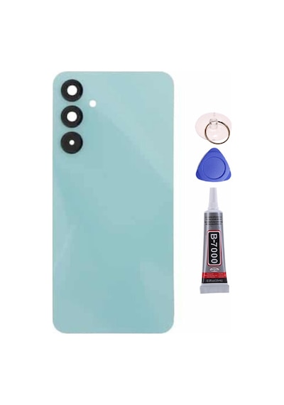 Samsung A16 Yeşil Uyumlu Arka Kapak Batarya Kapağı Pil Kapağı Yapışkan Ve Sökme Aparatıyla Beraber Full Set Yeşil