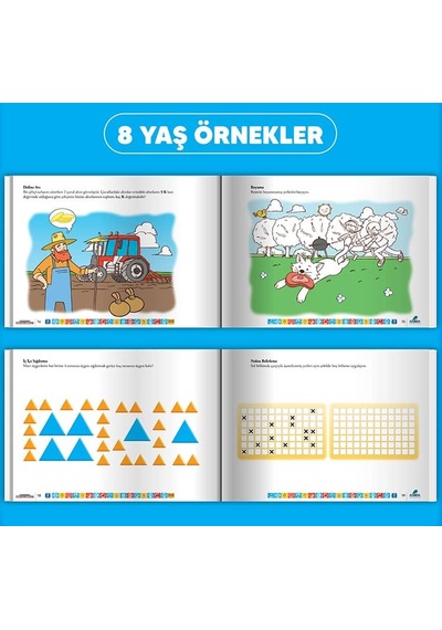 Dikkati Güçlendirme Seti - 2. Sınıf - 8 Yaş - Osman Abalı - Adeda