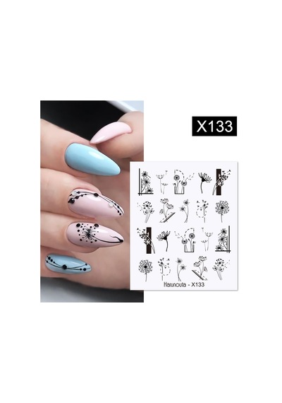 Su Transferli Nail Art Sticker X133 53622-9