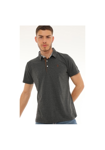 T8582 Dewberry Erkek T-shırt-antrasit Antrasit