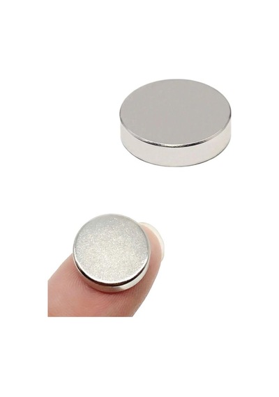 Dünya Magnet Yuvarlak Neodyum Mıknatıs, 15x5 Mm, Süper Güçlü Magnet, N35 Kalite