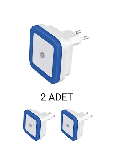 Cata Ct-9500 Fotoselli Led Gece Lambası 1w Mavi - 2 Li Paket Mavi