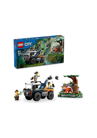 LEGO® City Orman Kaşifinin Arazi Kamyonu 60426 - 6 Yaş & Üzeri Çocuklar için Yaratıcı Oyuncak Yapım Seti (314 Parça)