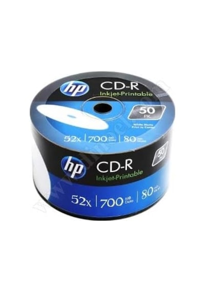 Cd-r80 Full Face Inkjet Yazdırılabilir 700 Mb 52 X 50 Adet, Her Biri 80 Dakikalık Hatırlatılab