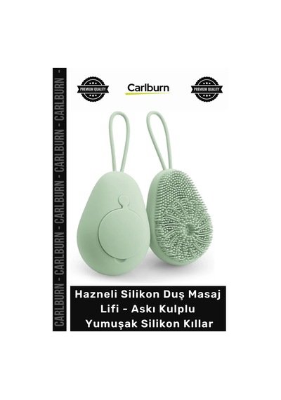 Özel Üretim Banyo Hijyenik Hazneli Silikon Duş Masaj Lifi Askı Kulplu Yumuşak Silikon Kıllar Çok Renkli