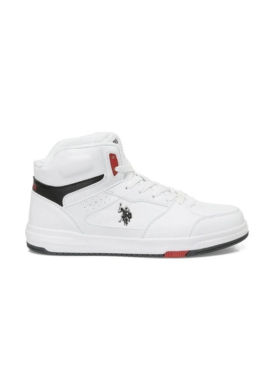 U.s. Polo Assn. Presto Hi Erkek Günlük Uzun Konçlu Sneaker Spor Ayakkabı 101812440 Beyaz