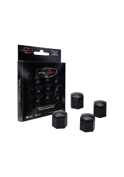 Tiger Marketing Bijon Kapağı Siyah Renk 17 Mm Siyah 20 Adet..