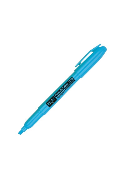 Kraf Kalem Tipi Fosforlu Kalem 340 Mavi