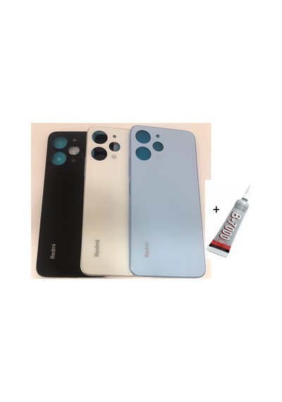 Redmi 12 Arka Batarya Pil Kapağı Buz Mavisi B7000 15 Ml Yapıştırıcı