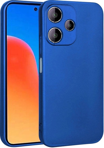 Xiaomi Redmi 12 5g Kılıf Zore Premier Silikon Kapak Saks Mavi