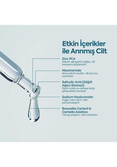 Niacinamide Yüz Serumu Gözenek Görünümünü Sıkılaştırmaya Ve Yağ Dengesini Desteklemeye Yardım