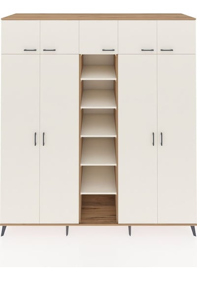 Kronos Dolap 18 Raflı 9 Kapaklı 220x59x243 Çam-aytaşı/aytaşı Çok Renkli Kronos Dolap 18 Raflı 9 Kapaklı 220x59x243 Çam-aytaşı/aytaşı Çok Renkli