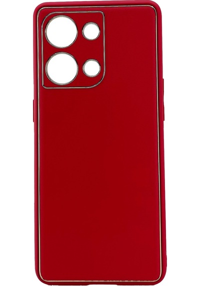 Nettech Oppo Reno 9 Uyumlu Coco Leather Seri Arka Koruma Kılıf
