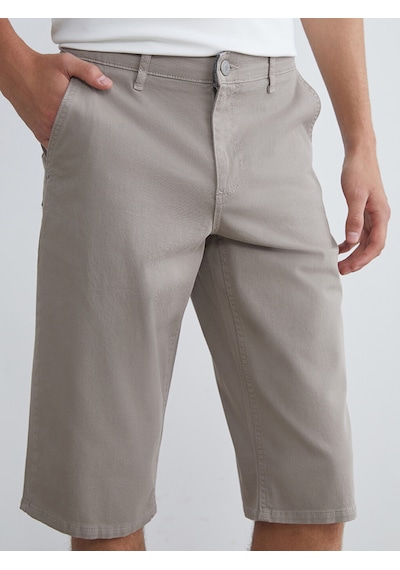 Lcw Jeans Bej Standart Kalıp Erkek Jean Şort