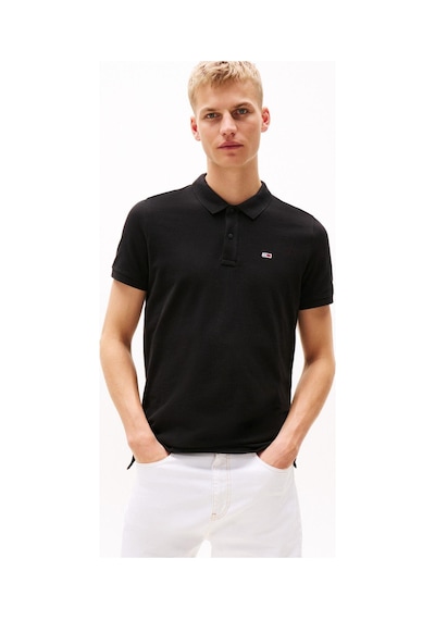 Tommy Hilfiger Tjm Slım Placket Polo Ext-4844 Siyah