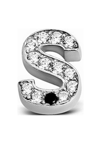 Argentum Concept - Ş Harfi Çivili Gümüş Tek Küpe - K083501