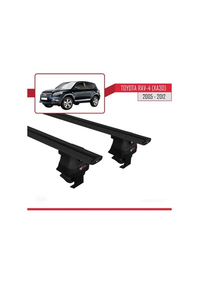 Toyota Rav 4 Xa30 2005-2012 Arası İle Uyumlu Ace-4 Ara Atkı Tavan Barı Siyah