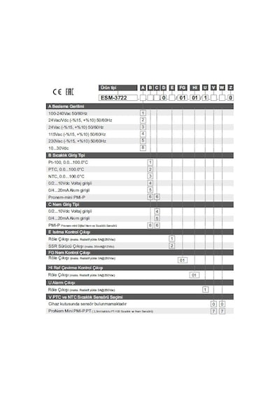 Emko Esm-3722 Kuluçka Kontrol Cihazı Sensör Dahil Ssr Çıkışlı
