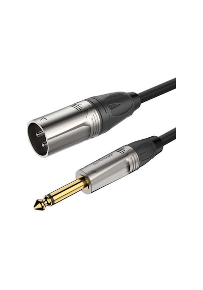 Roxtone Xlr Erkek-6.3Mm Mono Jaklı Kablo 1Mt Rx-K13101