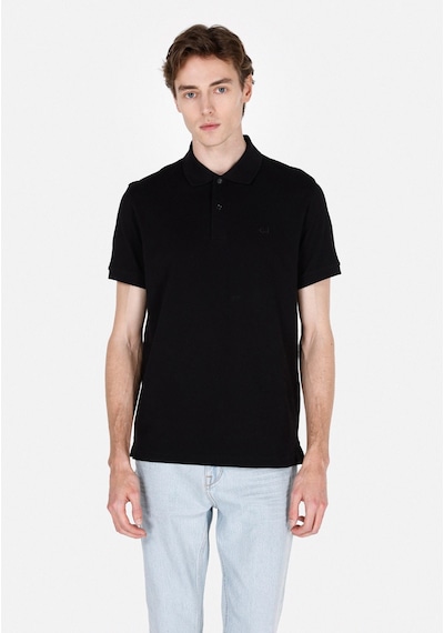 Colin's Colins Regular Fit Polo Yaka Düz Erkek Siyah Kısa Kol Tişört Cl1073960 Q1.v2 Blk Siyah