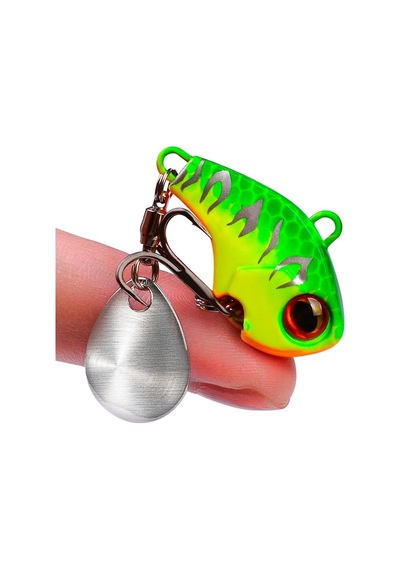 Valkyrie 5 Adet Lrf Kaşık Kuyruklu Titreşimli Wobbler Balık Olta Yem Seti - 14gr 6cm - Spin Ve Baitcasting İçin Uygun - 5pcs