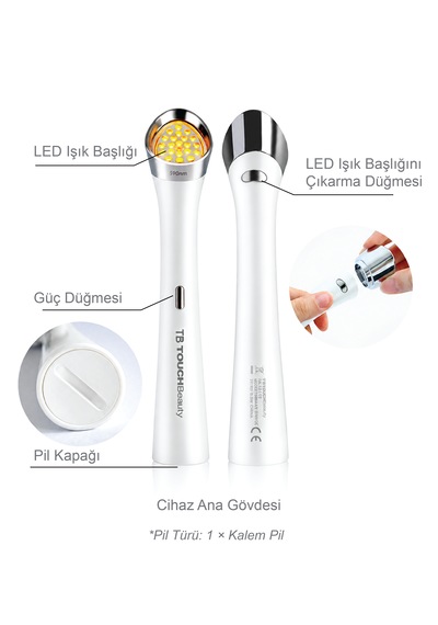 Touchbeauty Tb1611d Kırmızı Led Işık Terapili Yüz Bakım Cihazı
