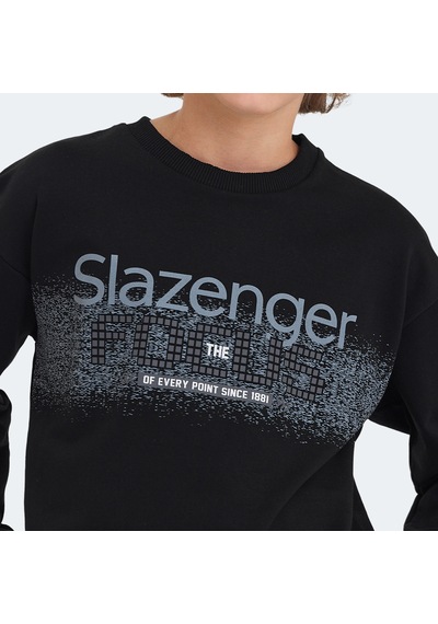 Slazenger LAST Çocuk  Siyah Sweatshirt