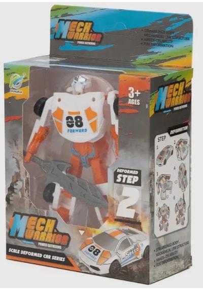 Ctoys 39-92 Kutuda Robota Dönüşebilen Araba Oyuncak