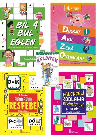 Ata 4. Sınıf Yaza Eğelenerek Öğreniyorum Tatil Seti
