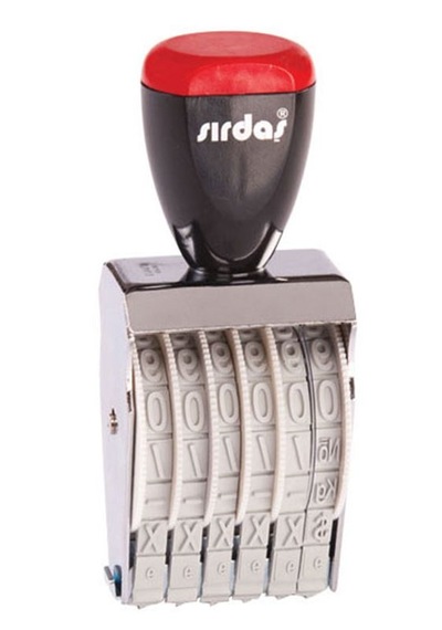 Sırdaş 1596 9mm 6 Hane Numaratör