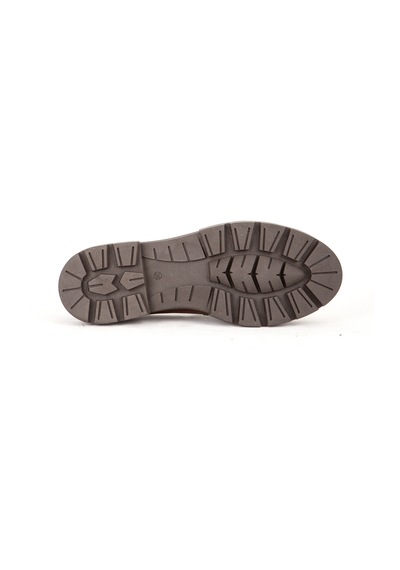 Dericlub Kadın Loafer Kalın Taban Tokalı Makosen Ayakkabı Br 44282 Taba