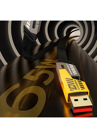 65w 4'ü 1 Arada Tip C Hızlı Şarj Kablosu Usb Tip C Aydınlatma Apple Uyumlu iPhone  14 15 13 4 İn 1 2m