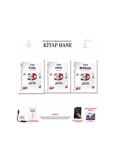 3d Tyt Video Destekli Defter Fen 3 Ki 3 Kitap Seti