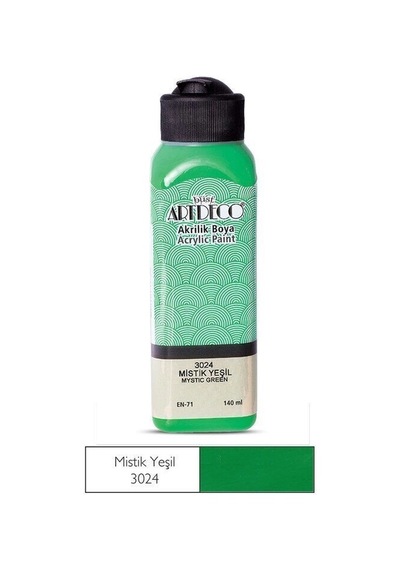 Artdeco Akrilik Boya 140 Ml. 3024 Mistik Yeşil Renkli