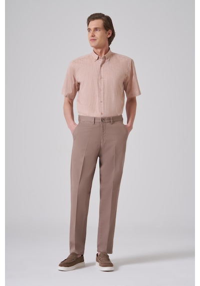 Morven Erkek Vizon Pamuk Trend Dynamic Fit Chino Pantolon 26ms003016405 Vizon