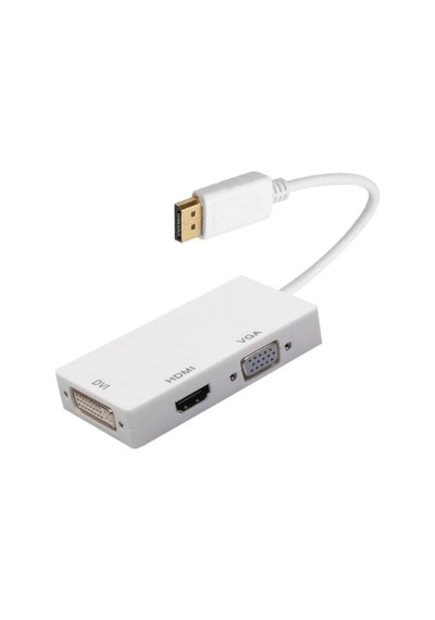 Dısplayport To Hdmı Vga Dvı Çevirici 5056P Adaptor Display Port D