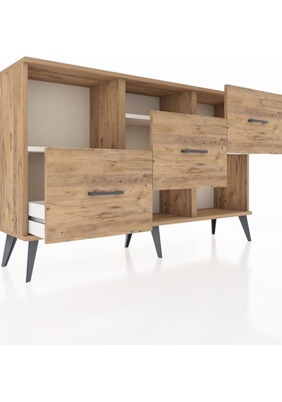 Arges Konsol 2 Raflı 3 Çekmeceli 132x30x83 Çam-aytaşı/çam Aytaşı/çam Arges Konsol 2 Raflı 3 Çekmeceli 132x30x83 Çam-aytaşı/çam Aytaşı/çam