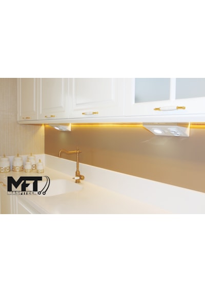 Dolap Ve Tezgah Altı Prizli Led Aydınlatma 3 Watt Beyaz Işık