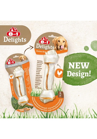 Delights L Boy Kemik, 85 Gr Köpek Ödülü 3 Paketi