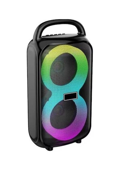 Ht-983 Taşınabilir Bluetooth Hoparlör 2 3 Hoparlör 6w Rgb Tws Destekli Extra Bass Tf Card Usb Müzik Kutusu