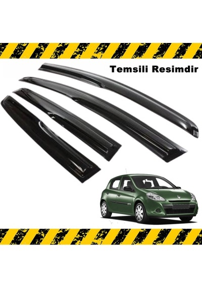 Renault Clio 3 Hb Mügen Cam Rüzgarlığı 2006-2012 Arası 4 Lü N11.37799