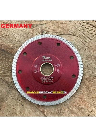 Gfb 115 MM Turbo İnce Granit Kesici Porselen Seramik Kesici