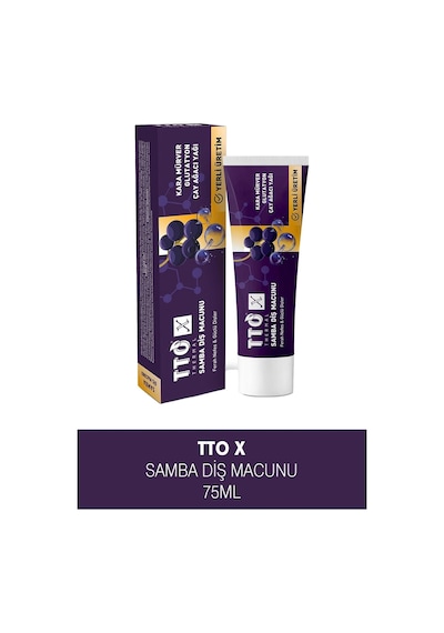 Tto X Kara Mürverli Diş Macunu 75 Ml