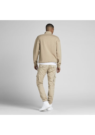 Jack & Jones Paul Flake 542 Kargo Pantolon 12193754 Crockery Açık Krem